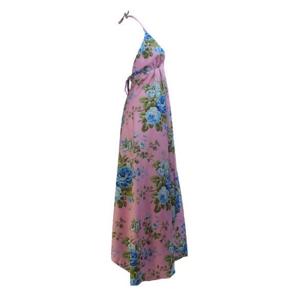 Women's Casual Summer Halter Long Maxi Dress - Picture 2 of 3